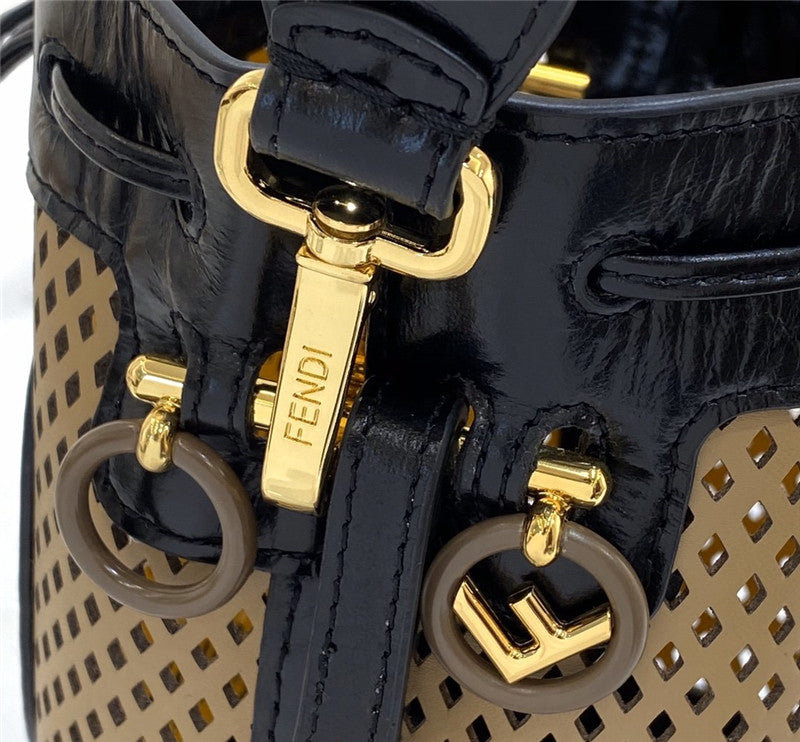 High Quality Luxury Fendi Mini Cutout Bucket Bag product detail