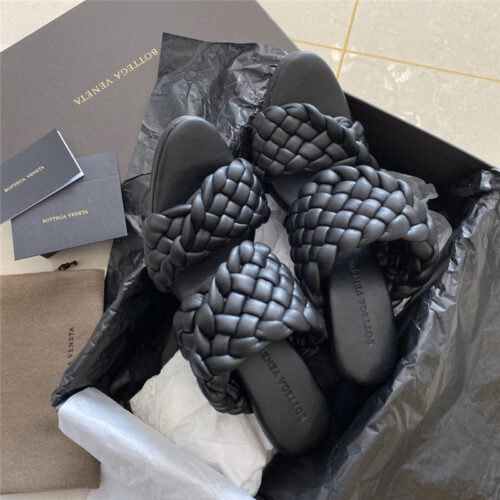 High Quality Luxury Bottega Veneta Heel Sandals Black product detail