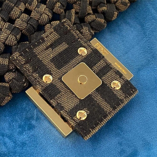 High Quality Luxury Fendi Baguette Weave Bag Large product detail