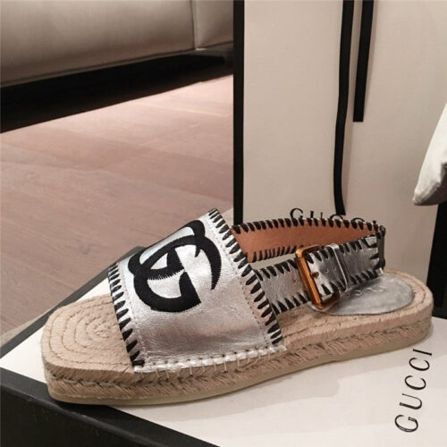 High Quality Luxury Gucci Sandals Silver product detail