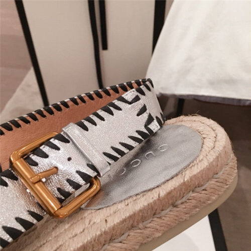 High Quality Luxury Gucci Sandals Silver product detail