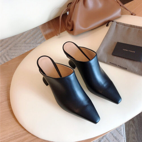 High Quality Luxury Bottega Veneta Block Heel Sandals product detail