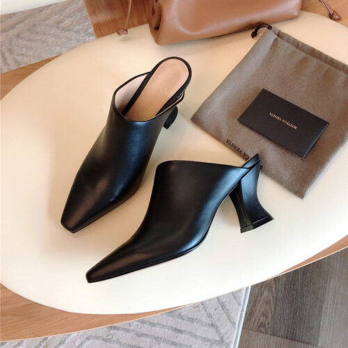 High Quality Luxury Bottega Veneta Block Heel Sandals