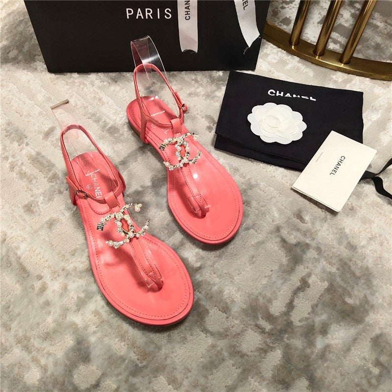 High Quality Luxury Chanel Flat Sandals – Style 27462 product detail