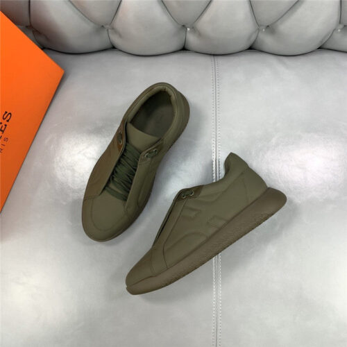 High Quality Luxury Hermes Mens Sneakers – Style 27427 alternate view