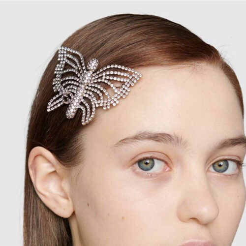 High Quality Luxury Gucci Butterfly Hairpin alternate view