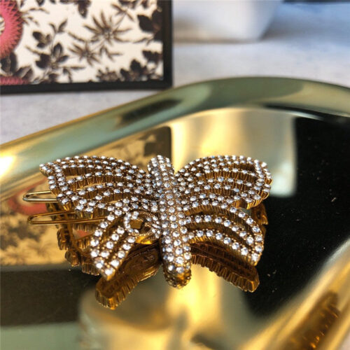 High Quality Luxury Gucci Butterfly Hairpin product detail