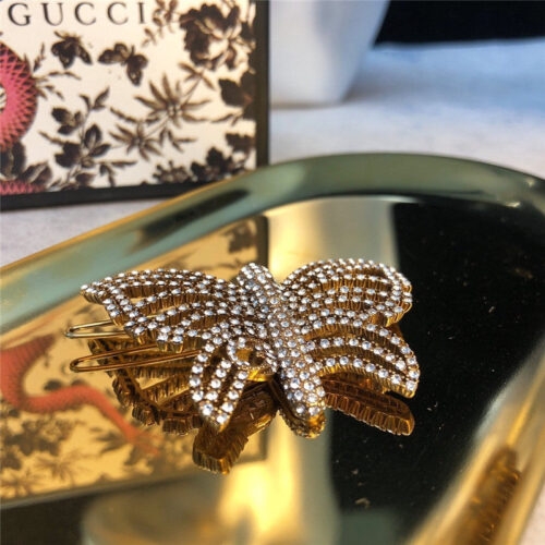 High Quality Luxury Gucci Butterfly Hairpin product detail