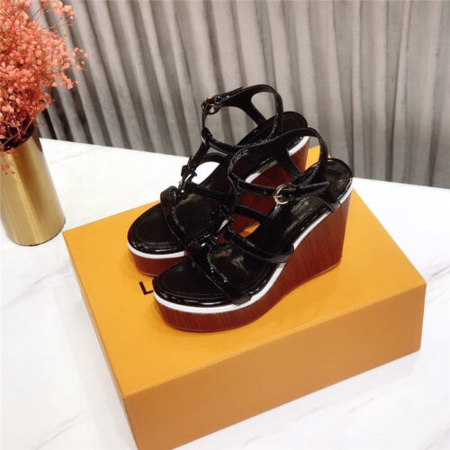 High Quality Luxury Louis Vuitton Heel Sandals - Ref RH-14483