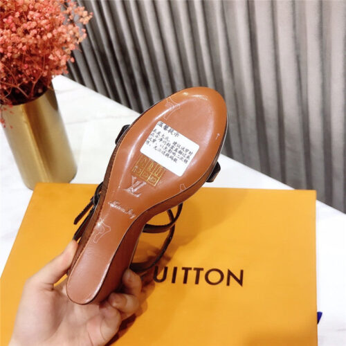 High Quality Luxury Louis Vuitton Heel Sandals – Ref Rh-14483 product detail