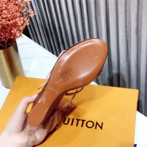 High Quality Luxury Louis Vuitton Heel Sandals – Style 82563 product detail