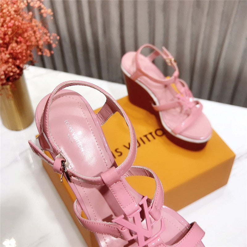 High Quality Luxury Louis Vuitton Heel Sandals – Style 82563 product detail