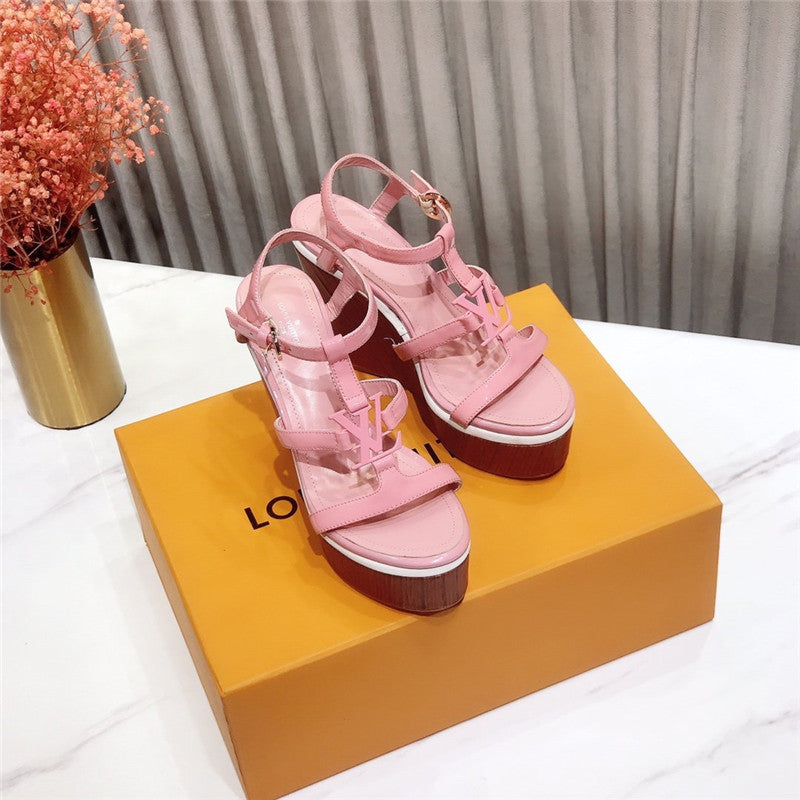High Quality Luxury Louis Vuitton Heel Sandals – Style 82563 product detail