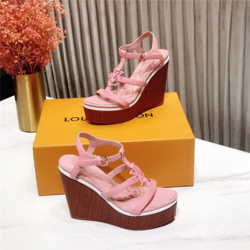 High Quality Luxury Louis Vuitton Heel Sandals – Style 82563 product detail