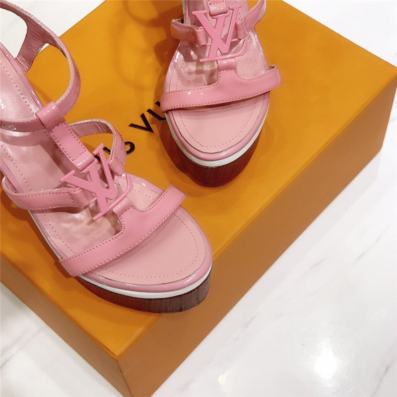 High Quality Luxury Louis Vuitton Heel Sandals – Style 82563 product detail