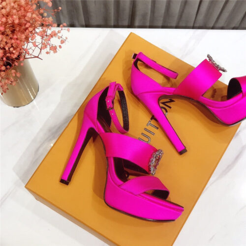 High Quality Luxury Louis Vuitton Heel Sandals – Style 74627 product detail