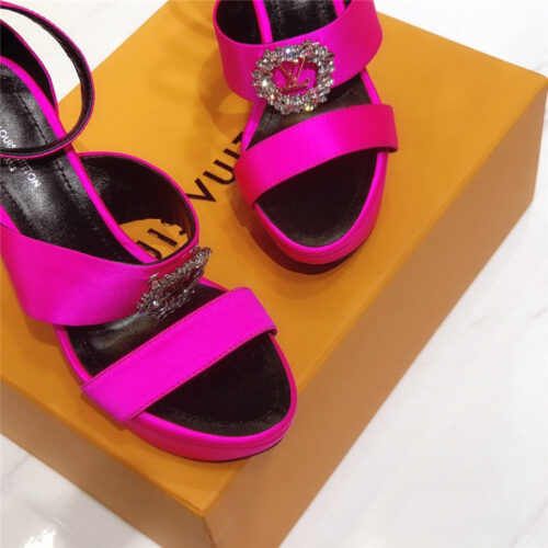 High Quality Luxury Louis Vuitton Heel Sandals – Style 74627 product detail