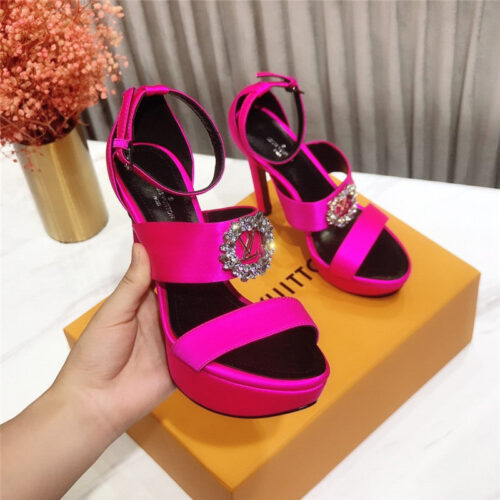 High Quality Luxury Louis Vuitton Heel Sandals – Style 74627 product detail