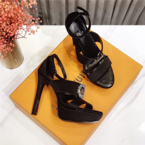 High Quality Luxury Louis Vuitton Heel Sandals – Style 93283 product detail