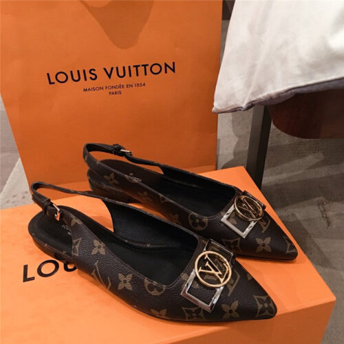 High Quality Luxury Louis Vuitton Flat Sandals – Style 45027 alternate view