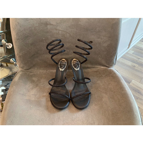 High Quality Luxury Rene Caovilla Snake Sandals alternate view