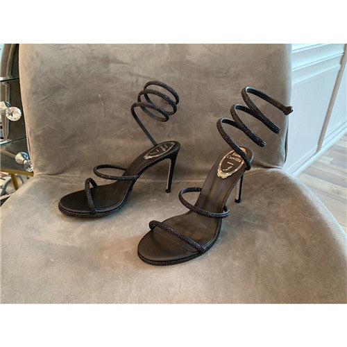 High Quality Luxury Rene Caovilla Snake Sandals