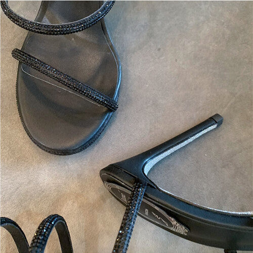 High Quality Luxury Rene Caovilla Snake Sandals product detail