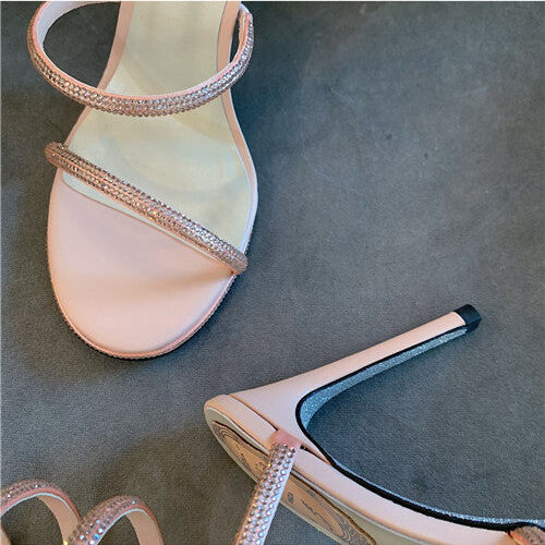 High Quality Luxury Rene Caovilla Snake Sandals – Style 24966 product detail