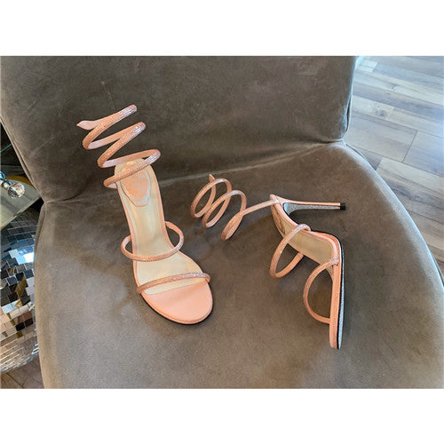 High Quality Luxury Rene Caovilla Snake Sandals – Style 24966 alternate view