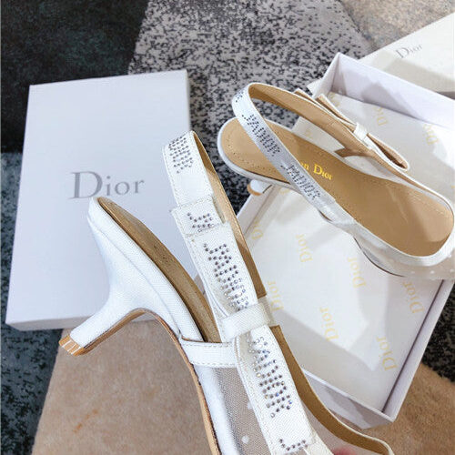 High Quality Luxury Dior J’adior Rhinestone Sandals product detail