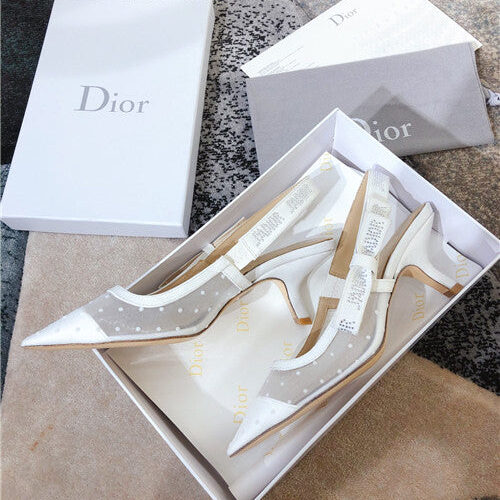 High Quality Luxury Dior J’adior Rhinestone Sandals alternate view