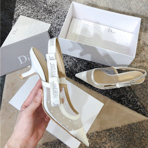 High Quality Luxury Dior J’adior Rhinestone Sandals product detail