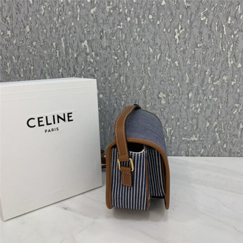 High Quality Luxury Celine Folco Triomphe Canvas Medium Handbag Bags product detail