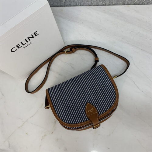 High Quality Luxury Celine Folco Triomphe Canvas Medium Handbag Bags product detail