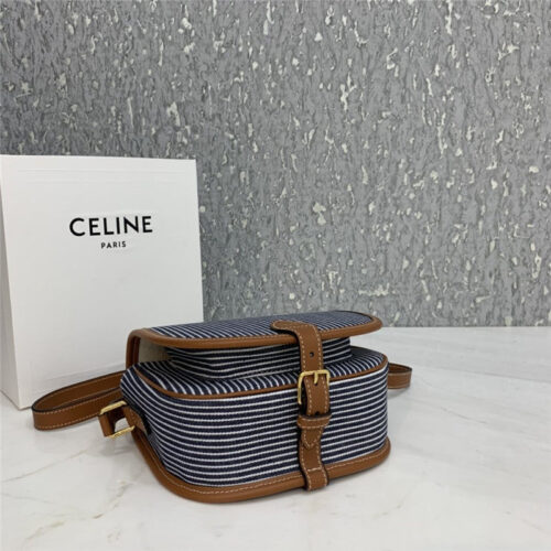 High Quality Luxury Celine Folco Triomphe Canvas Medium Handbag Bags product detail