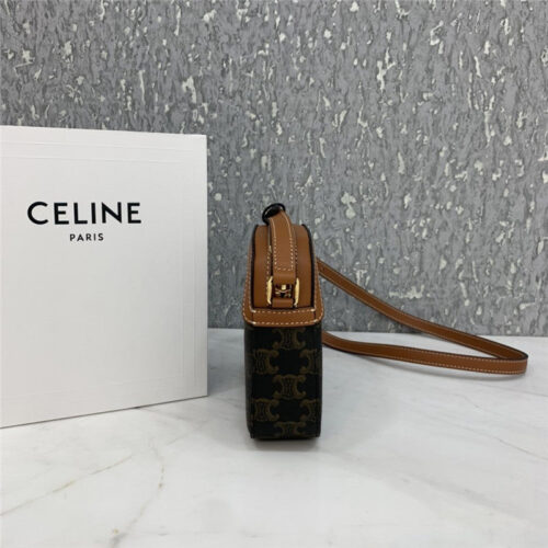 High Quality Luxury Celine Small Camera Bag In Triomphe Canvas Bags – Style 24909 product detail