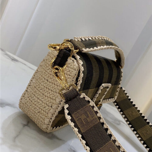 High Quality Luxury Fendi Baguette Weave Bag product detail