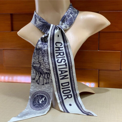 High Quality Luxury Dior Ribbon Scarves