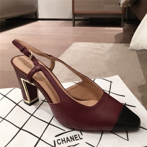 High Quality Luxury Chanel Block Heel Sandals – Style 55622 product detail