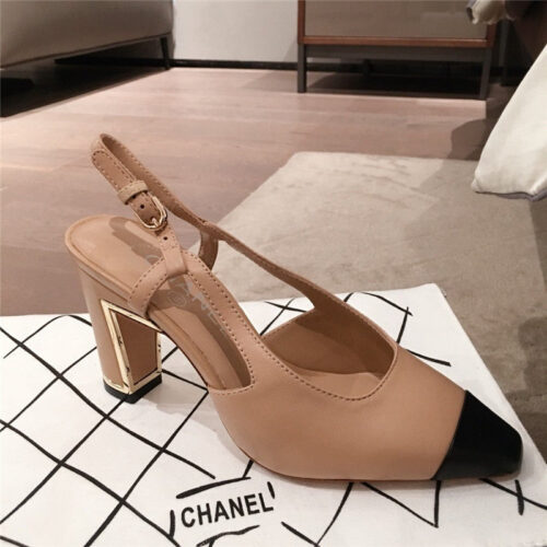 High Quality Luxury Chanel Block Heel Sandals – Style 52230 product detail