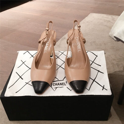 High Quality Luxury Chanel Block Heel Sandals – Style 52230 product detail