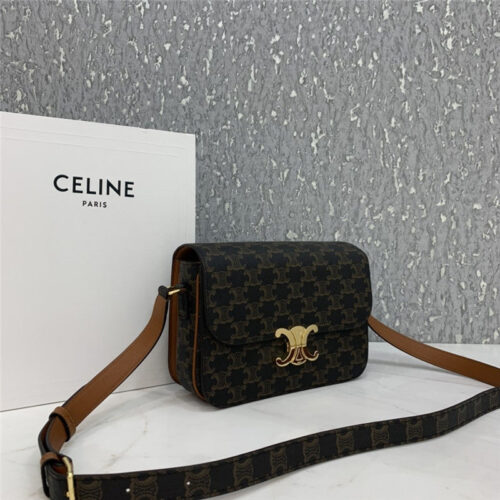 High Quality Luxury Celine Triomphe Canvas Shoulder Bag alternate view