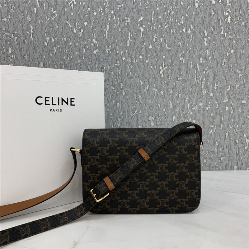 High Quality Luxury Celine Triomphe Canvas Shoulder Bag product detail