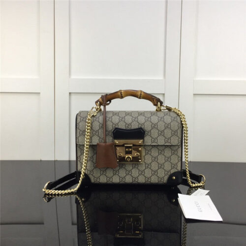 High Quality Luxury Padlock GG Small Bamboo Shoulder Bag