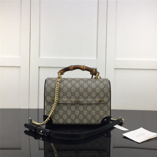 High Quality Luxury Padlock GG Small Bamboo Shoulder Bag alternate view