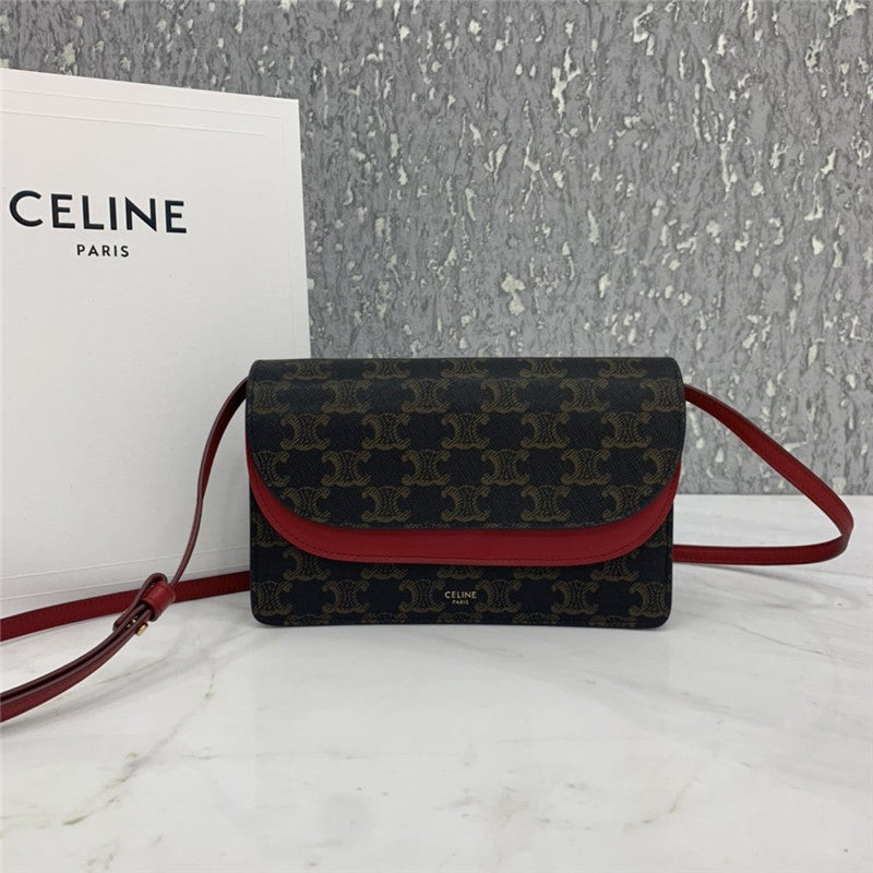 High Quality Luxury Celine Triomphe Canvas Handbag – Style 24975