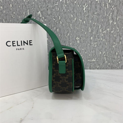 High Quality Luxury Celine Folco Triomphe Canvas Medium Bags product detail