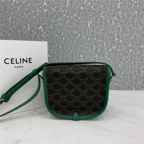 High Quality Luxury Celine Folco Triomphe Canvas Medium Bags alternate view