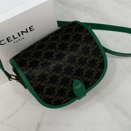 High Quality Luxury Celine Folco Triomphe Canvas Medium Bags product detail