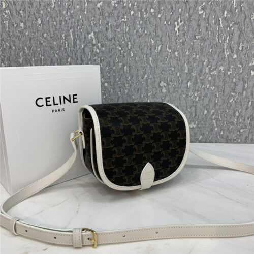 High Quality Luxury Celine Folco Triomphe Canvas Medium Bags – Style 24801 product detail
